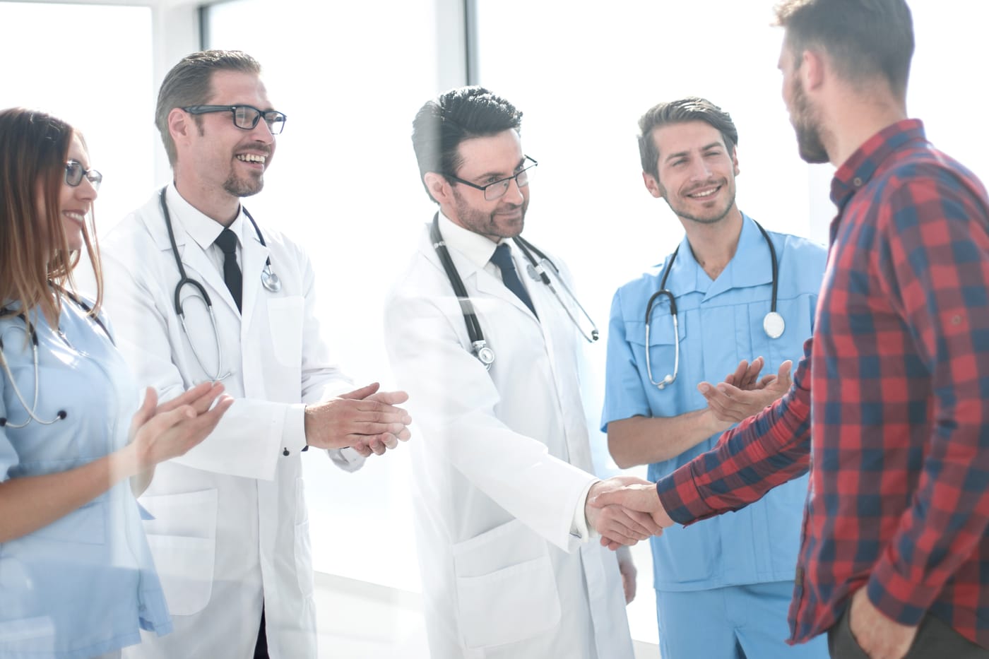 Bright medical wellness environment representing immune support.